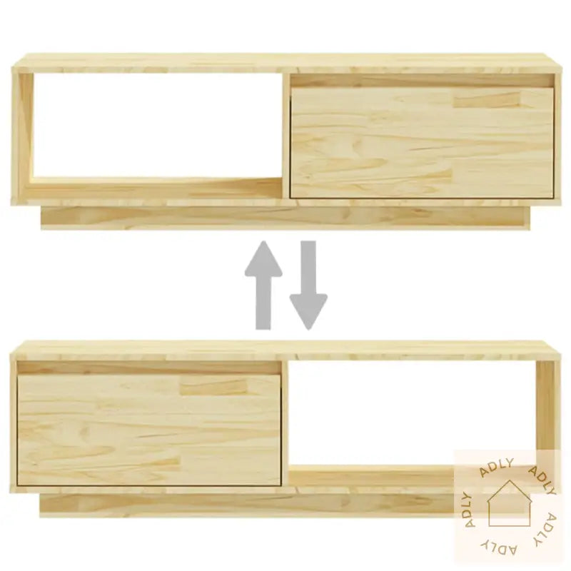 Tv-Benk 110X30X33,5 Cm Heltre Furu