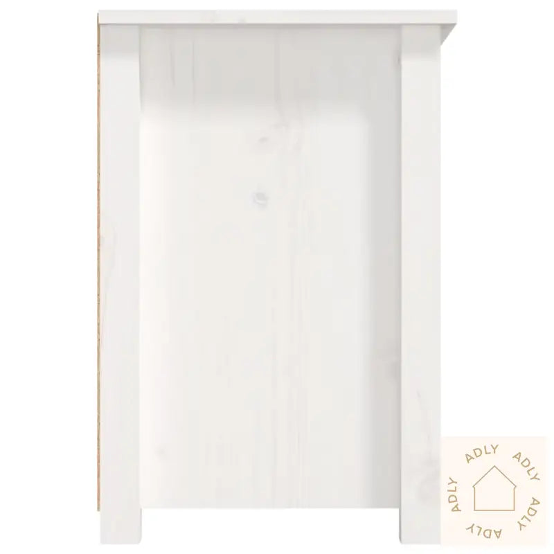 Tv-Benk Hvit 79X35X52 Cm Heltre Furu