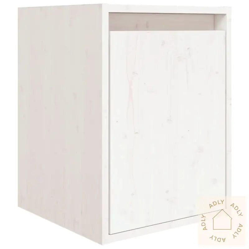 Tv-Benker 3 Stk Hvit Heltre Furu