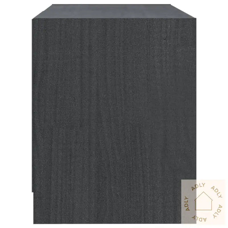 Tv-Benk 80X31X39 Cm Heltre Furu Grå