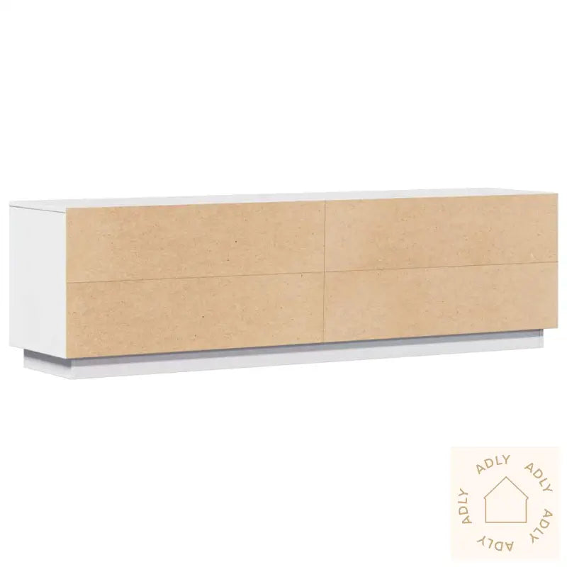 Tv-Benk Hvit 156X37X45 Cm Heltre Furu