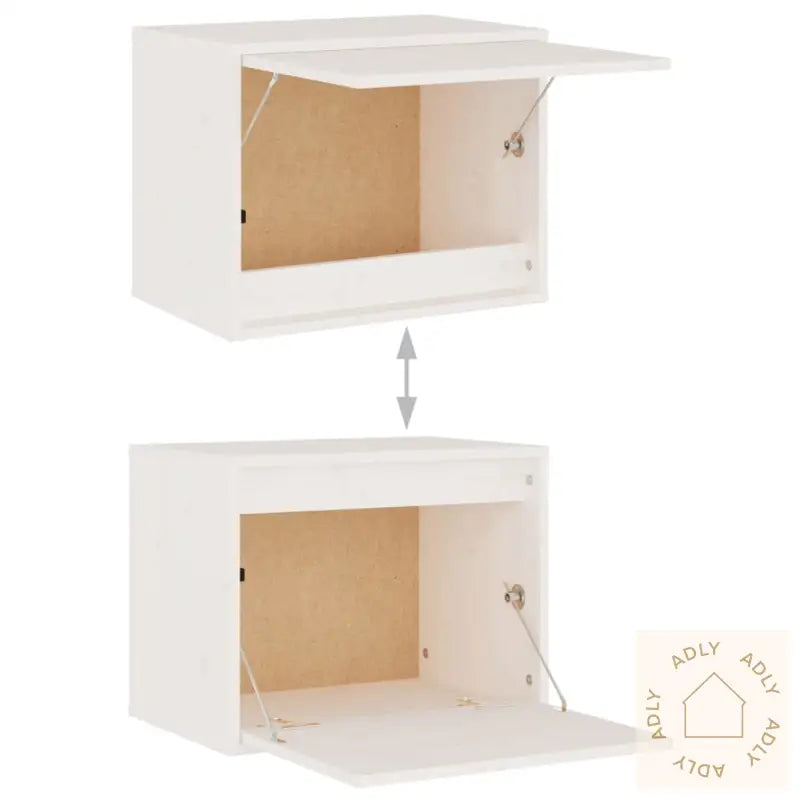 Tv-Benker 6 Stk Hvit Heltre Furu