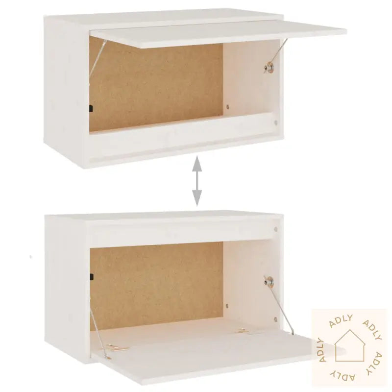 Tv-Benker 6 Stk Hvit Heltre Furu