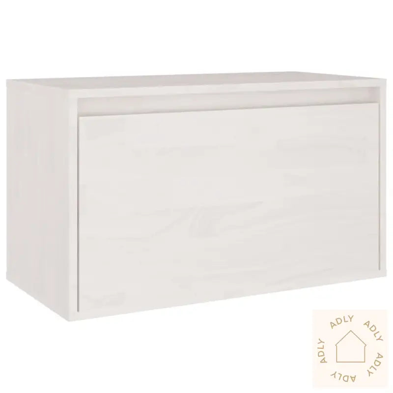 Tv-Benker 3 Stk Hvit Heltre Furu