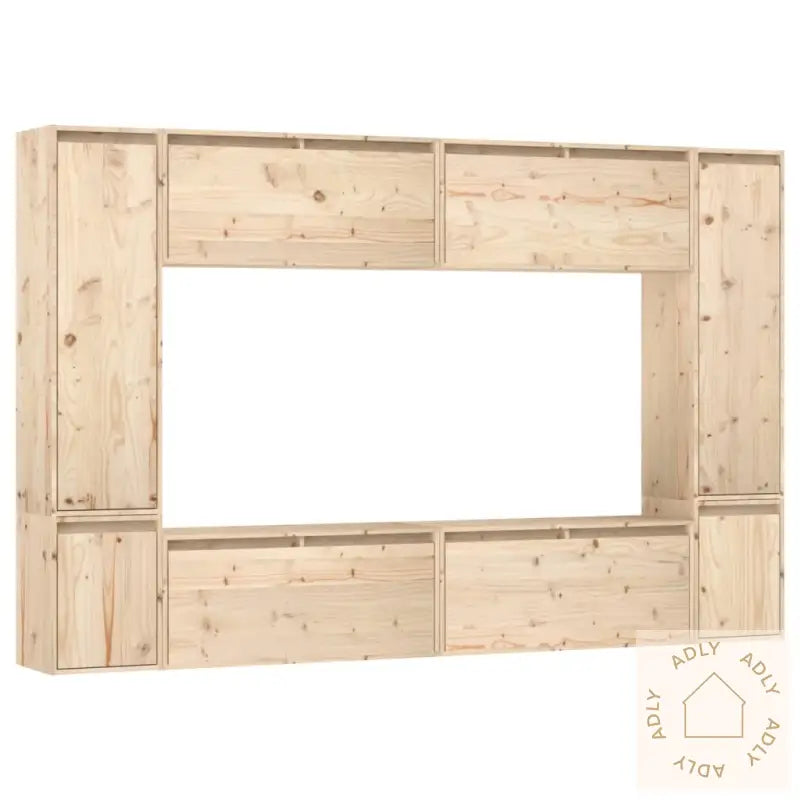 Tv-Benker 8 Stk Heltre Furu