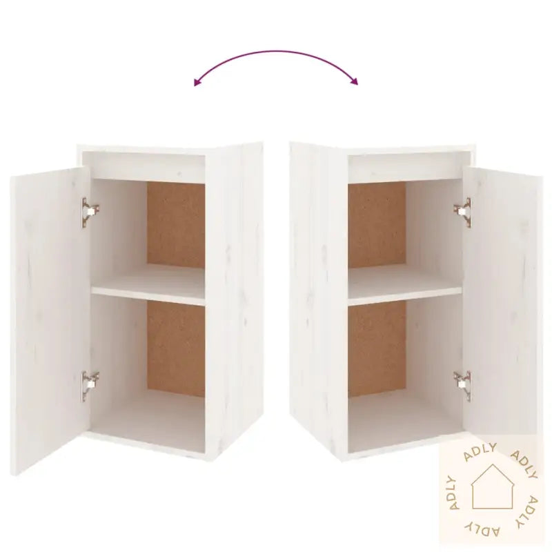 Tv-Benker 6 Stk Hvit Heltre Furu