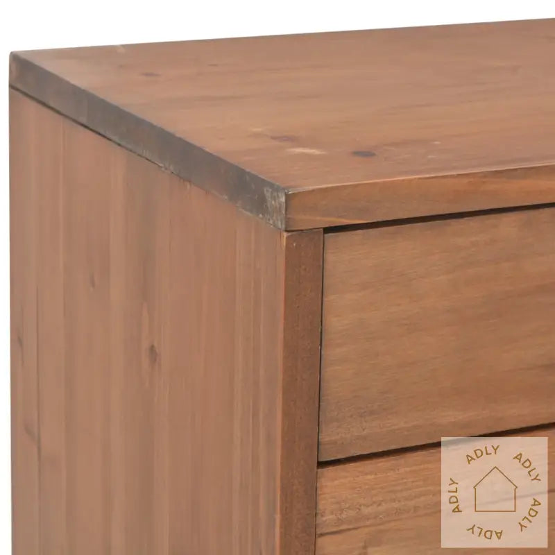 Tv-Benk Med 4 Skuffer 120X30X40 Cm Heltre Gran