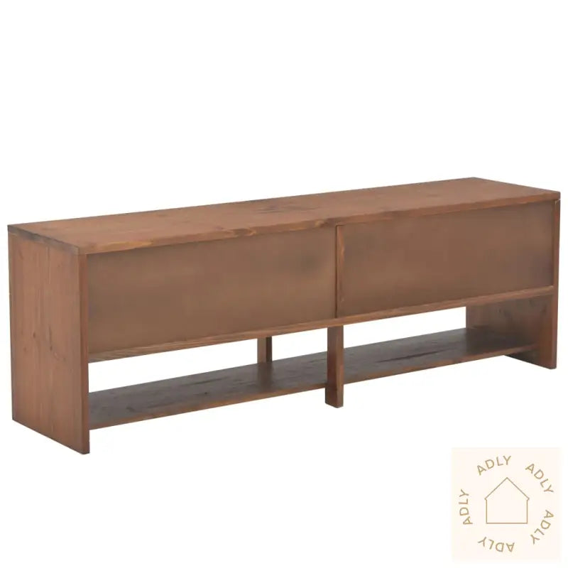 Tv-Benk Med 4 Skuffer 120X30X40 Cm Heltre Gran