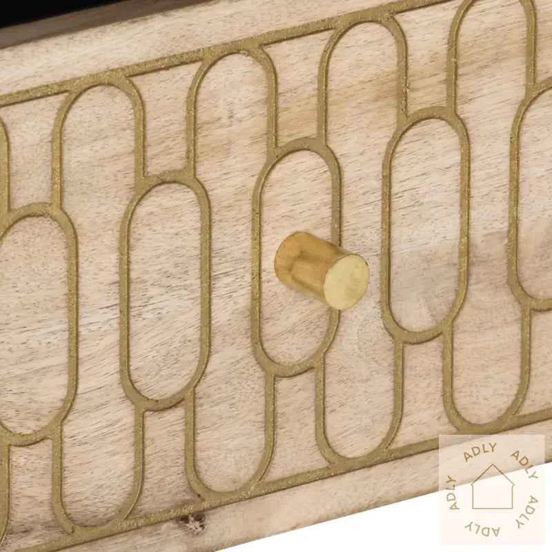 Tv-Benk 100X33X46 Cm Heltre Mango