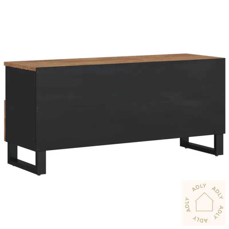 Tv-Benk 100X33X46 Cm Heltre Mango Og Konstruert Tre