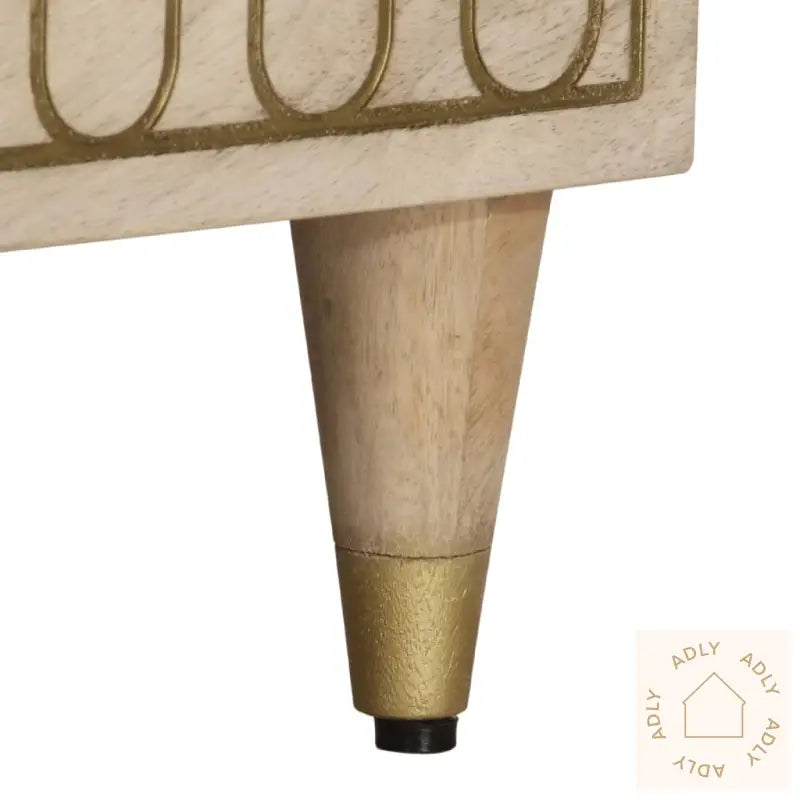 Tv-Benk 70X33X46 Cm Heltre Mango