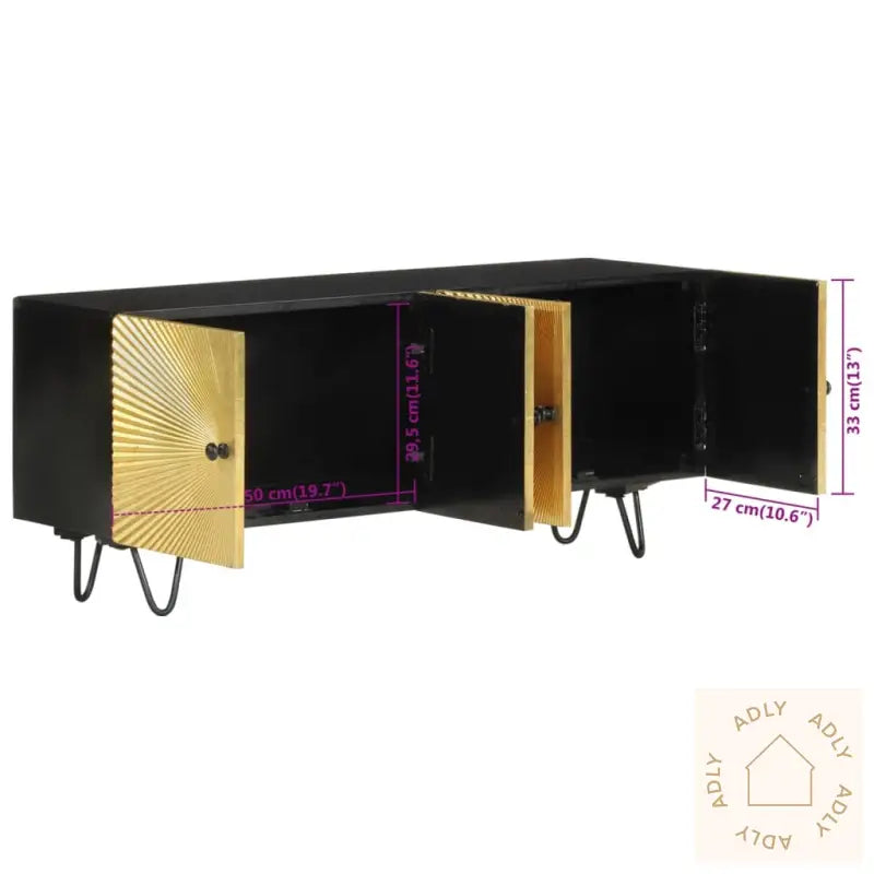 Tv-Benk 110X30X45 Cm Heltre Mango