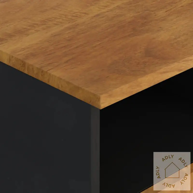 Tv-Benk 100X33X46 Cm Heltre Mango Og Konstruert Tre