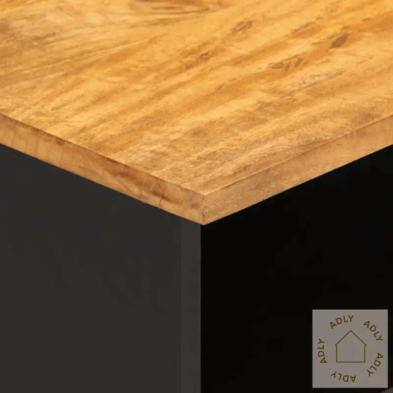Tv-Benk Brun Og Svart 80X33,5X46 Cm Heltre Mango