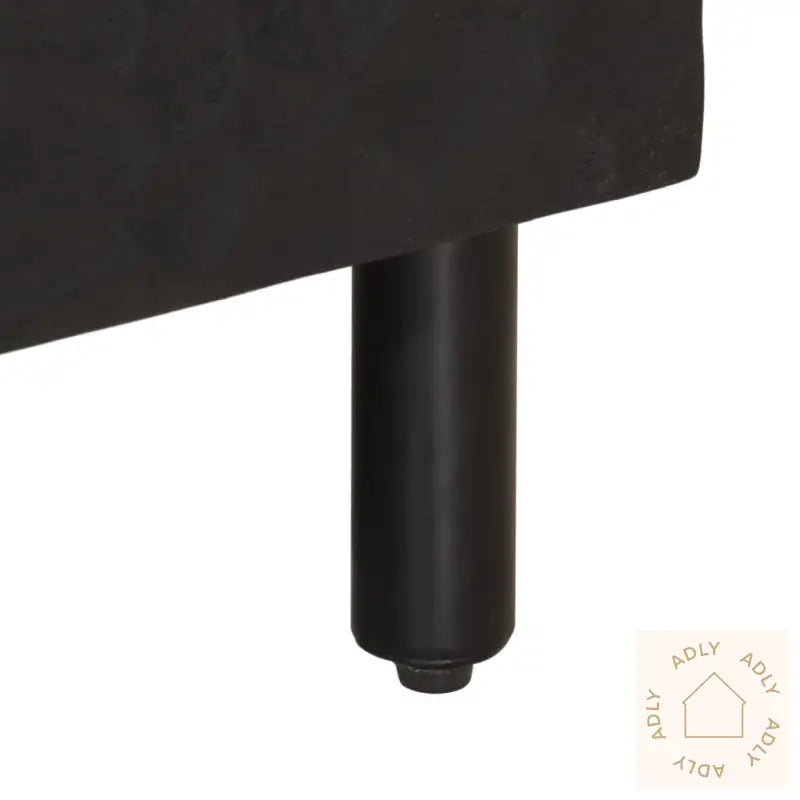 Tv-Benk Svart 100X33X46 Cm Heltre Mango