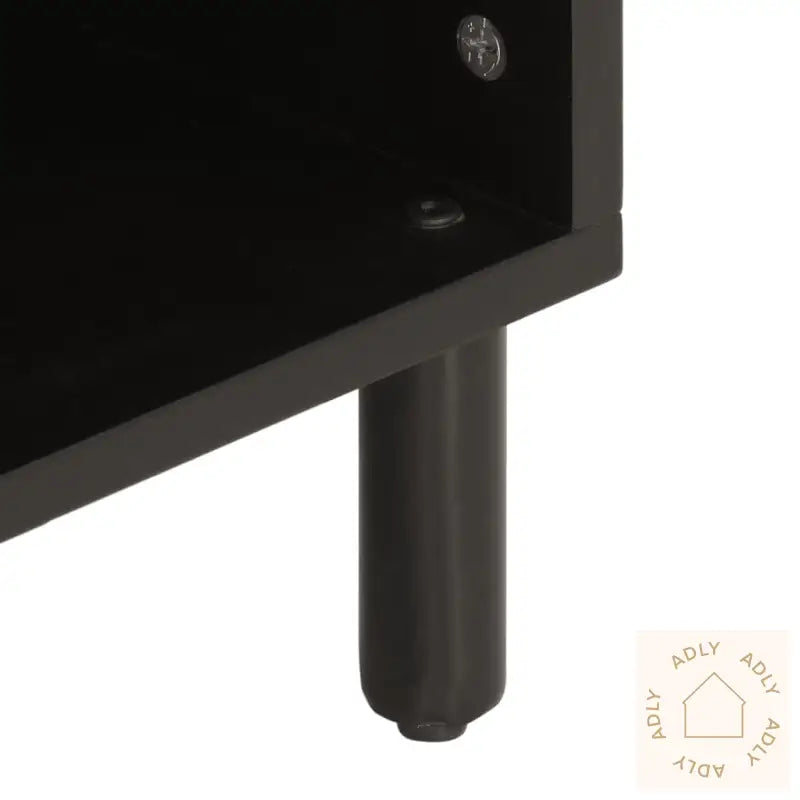 Tv-Benk Svart 100X33X46 Cm Heltre Mango