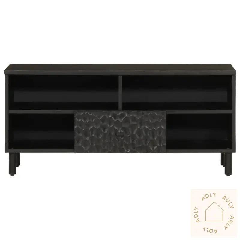 Tv-Benk Svart 100X33X46 Cm Heltre Mango