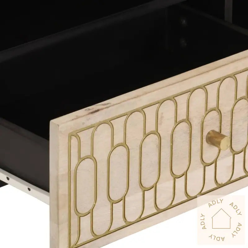 Tv-Benk 80X33X46 Cm Heltre Mango