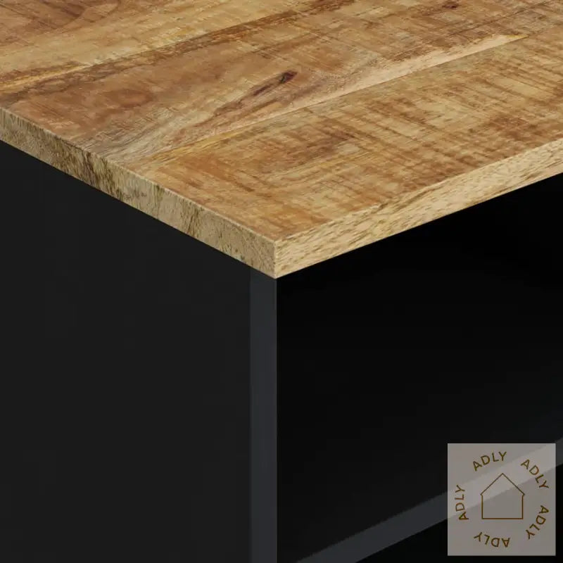 Tv-Benk 100X33X46 Cm Heltre Mango Og Konstruert Tre