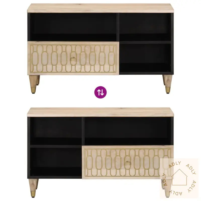 Tv-Benk 80X33X46 Cm Heltre Mango