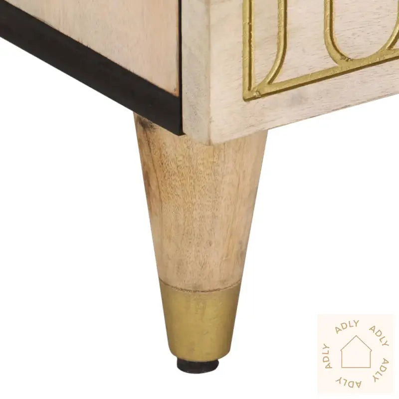 Tv-Benk 80X33X46 Cm Heltre Mango