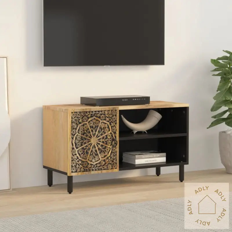 Tv-Benk 80X31X46 Cm Heltre Mango