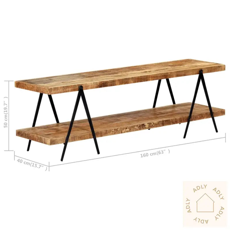 Tv-Benk 160X40X50 Cm Heltre Mango