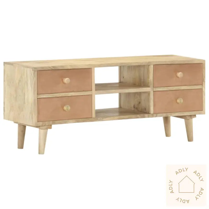 Tv-Benk 110X30X45 Cm Heltre Mango