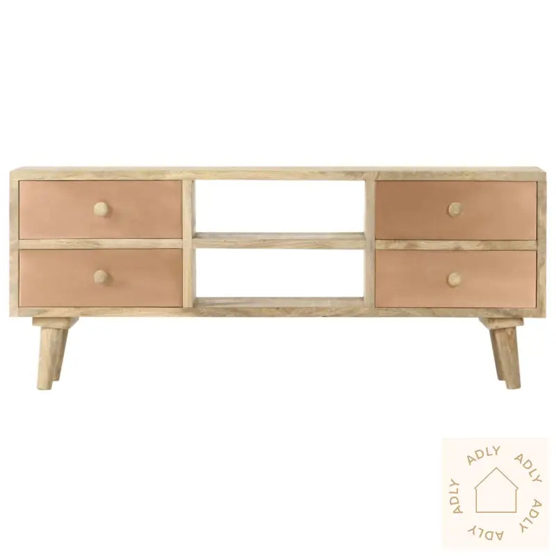 Tv-Benk 110X30X45 Cm Heltre Mango