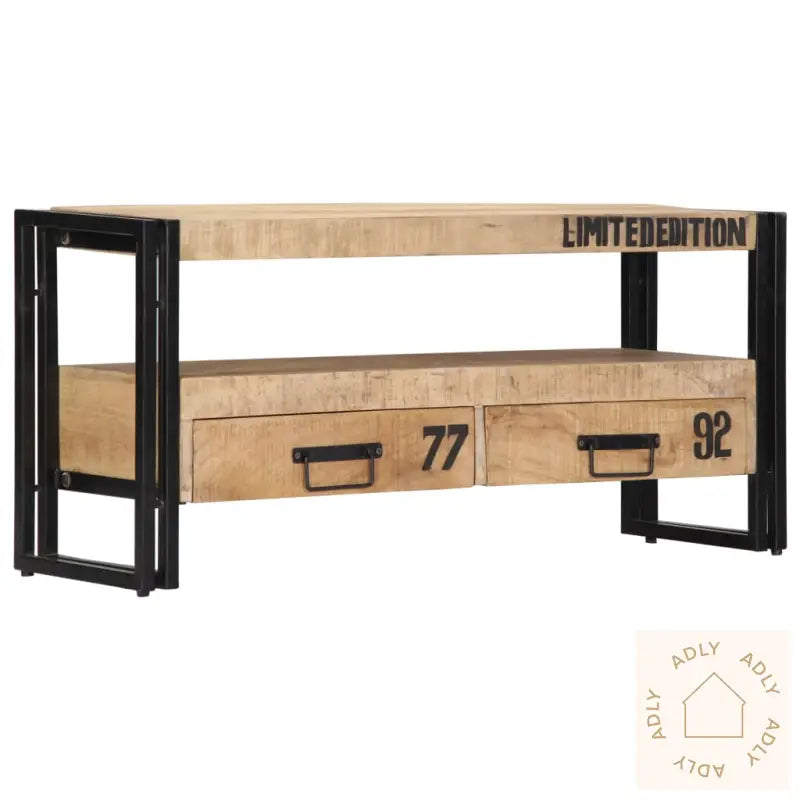 Tv-Benk 100X30X45 Cm Heltre Mango