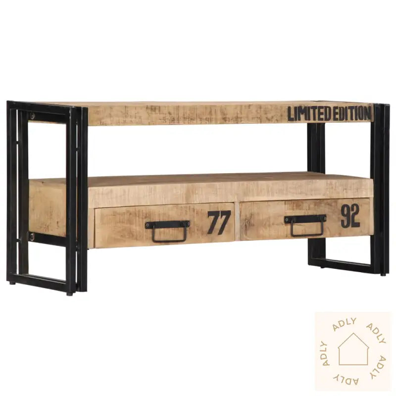 Tv-Benk 100X30X45 Cm Heltre Mango