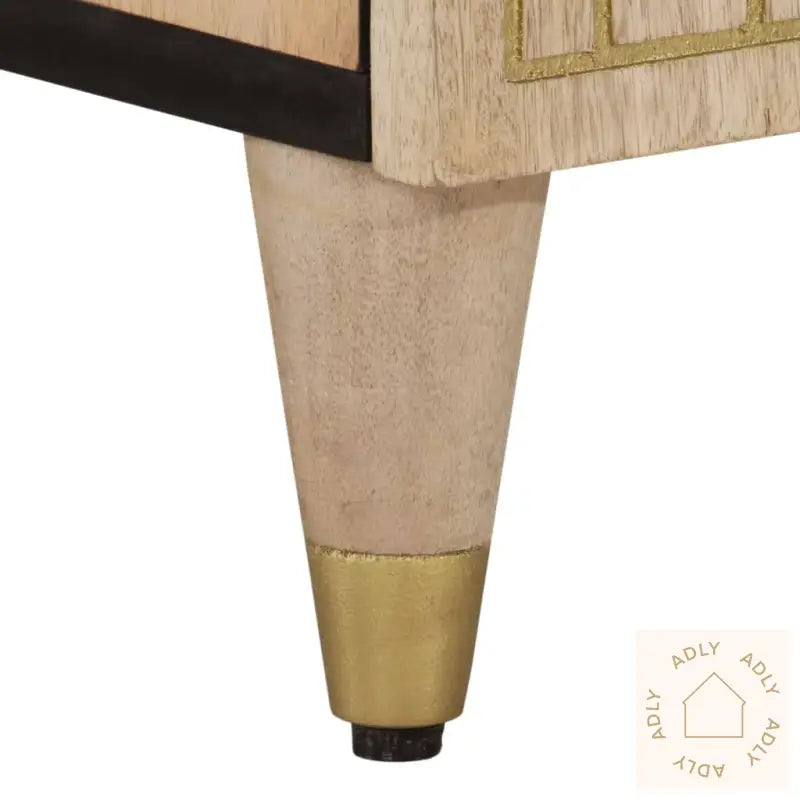 Tv-Benk 100X33X46 Cm Heltre Mango