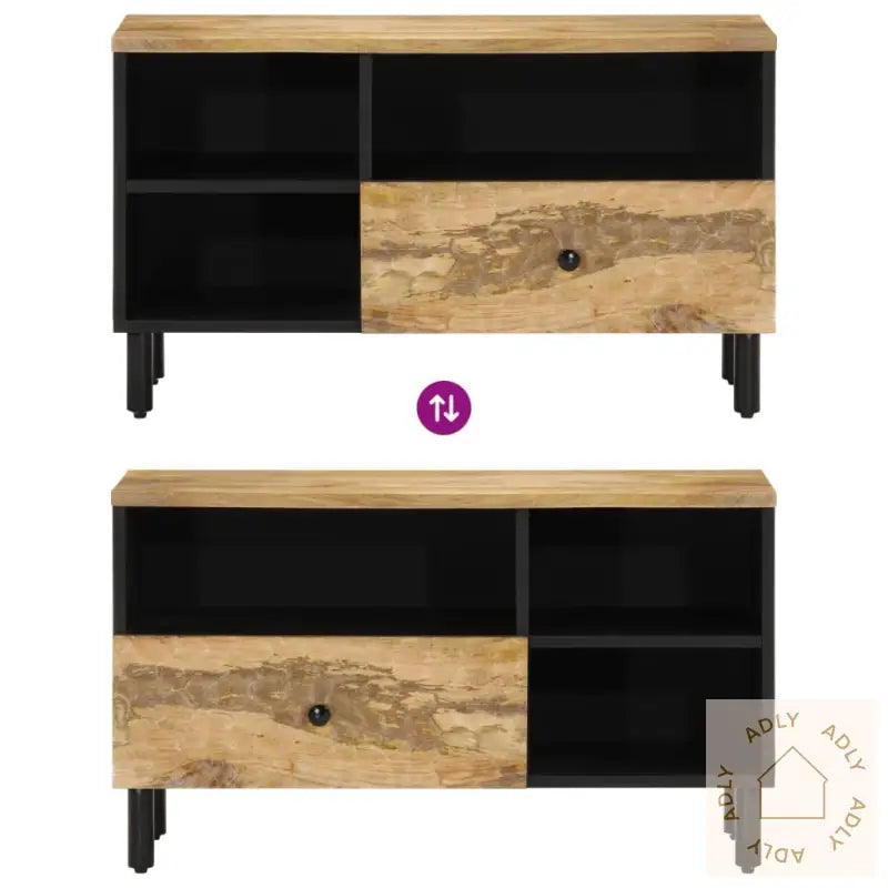 Tv-Benk 80X33X46 Cm Heltre Mango