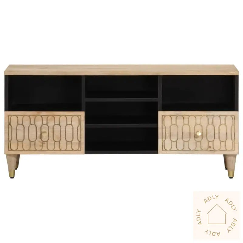 Tv-Benk 100X33X46 Cm Heltre Mango