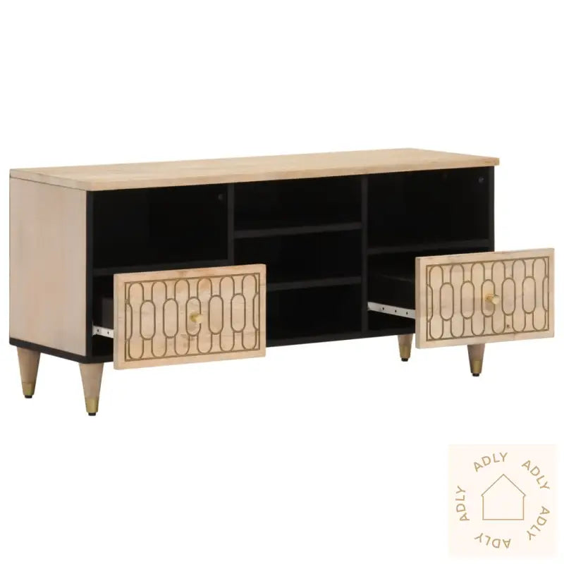 Tv-Benk 100X33X46 Cm Heltre Mango