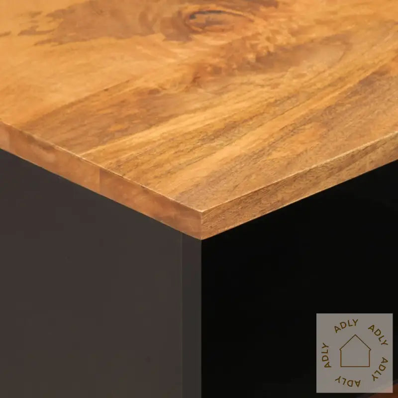 Tv-Benk Brun Og Svart 70X33,5X46 Cm Heltre Mango