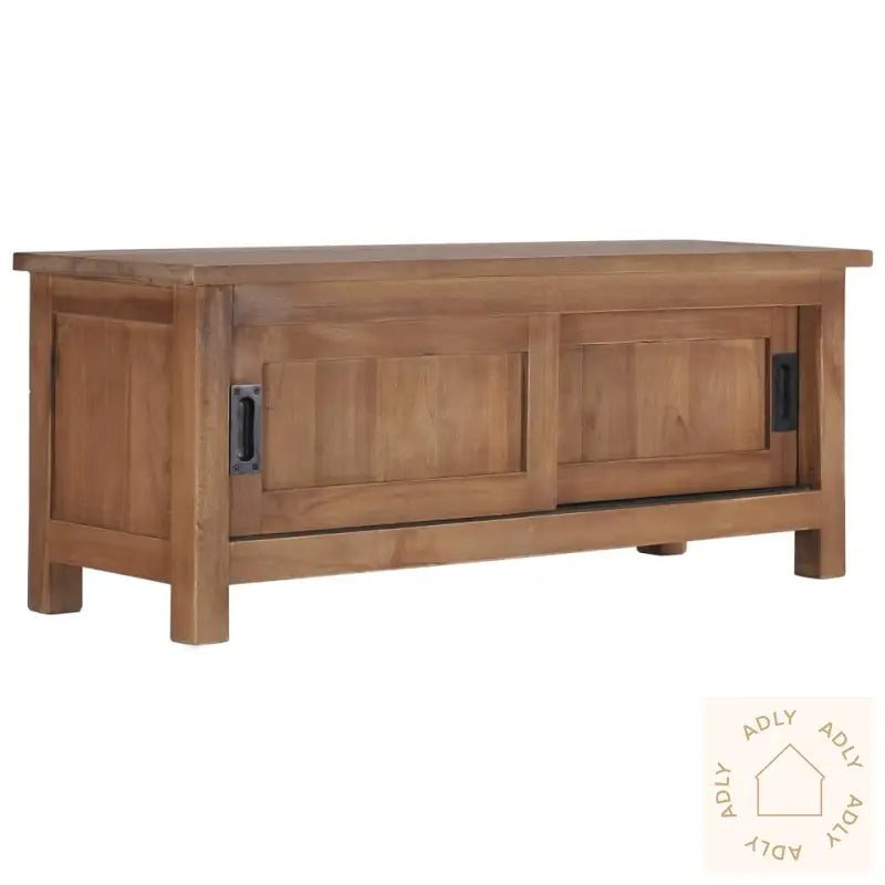 Tv-Benk 90X30X35 Cm Heltre Teak