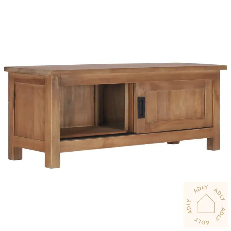 Tv-Benk 90X30X35 Cm Heltre Teak