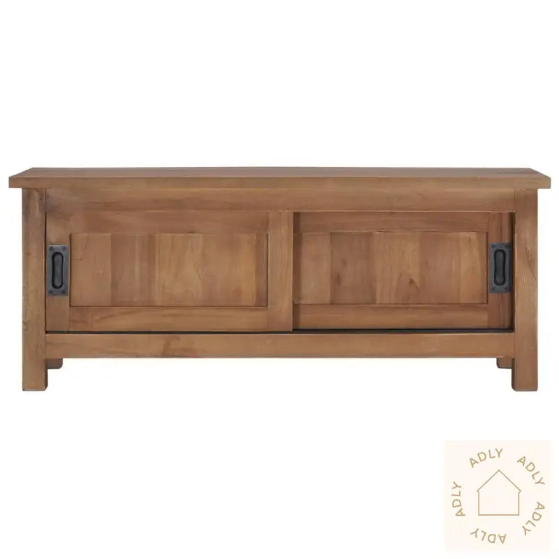 Tv-Benk 90X30X35 Cm Heltre Teak