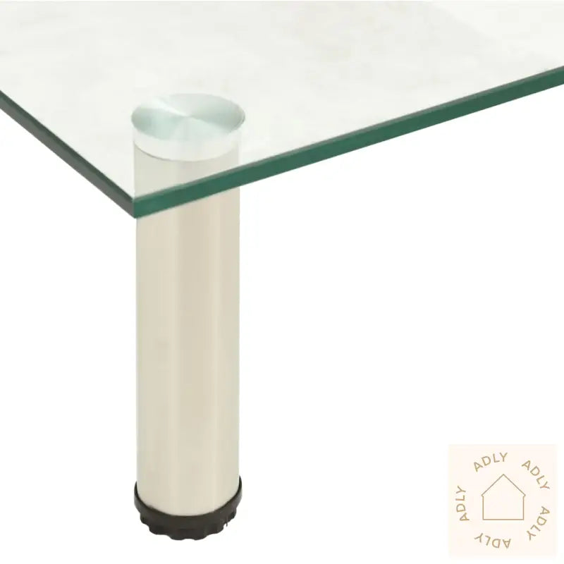 Tv-Benk Gjennomsiktig 80X35X17 Cm Herdet Glass