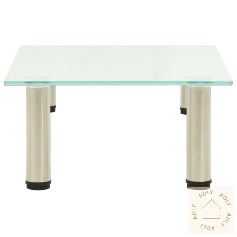 Tv-Benk Frostet 40X35X17 Cm Herdet Glass