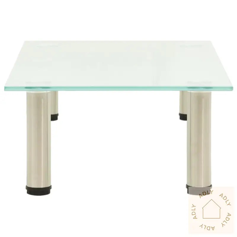 Tv-Benk Frostet 60X35X17 Cm Herdet Glass