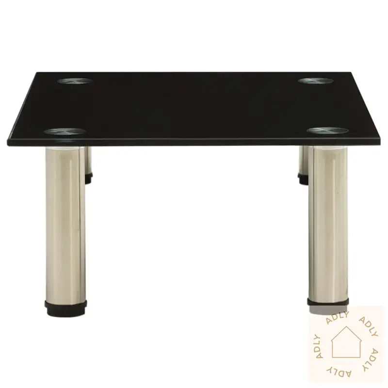 Tv-Benk Svart 40X35X17 Cm Herdet Glass