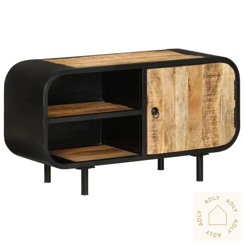 Tv-Benk 90X30X48 Cm Grovt Mangotre