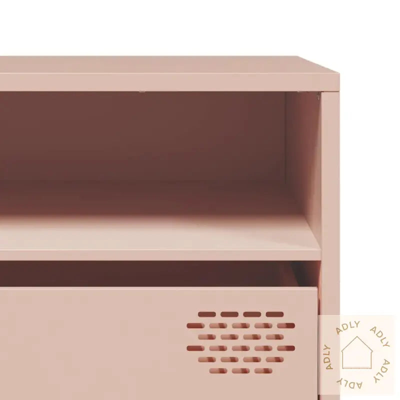 Tv-Benk Rosa 202X39X43,5 Cm Kaldvalset Stål