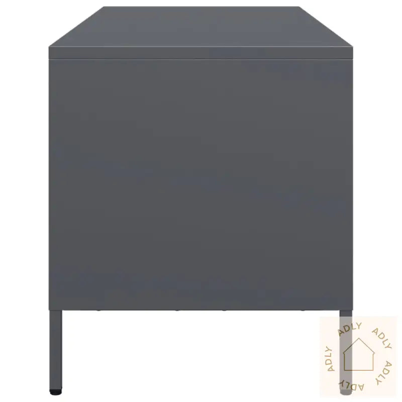 Tv-Benk Antrasitt 68X39X43,5 Cm Kaldvalset Stål