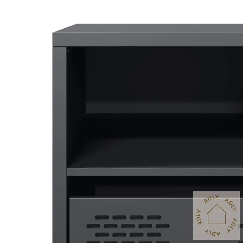 Tv-Benk Antrasitt 68X39X43,5 Cm Kaldvalset Stål