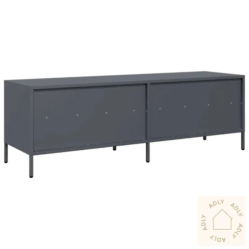 Tv-Benk Antrasitt 135X39X43,5 Cm Kaldvalset Stål