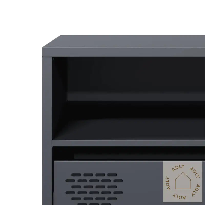 Tv-Benk Antrasitt 135X39X43,5 Cm Kaldvalset Stål