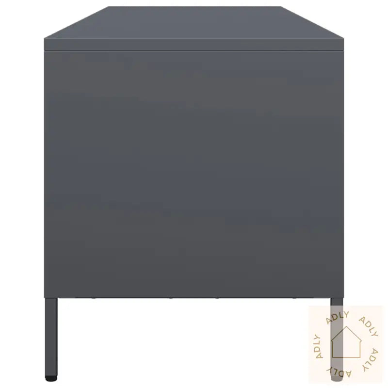 Tv-Benk Antrasitt 135X39X43,5 Cm Kaldvalset Stål